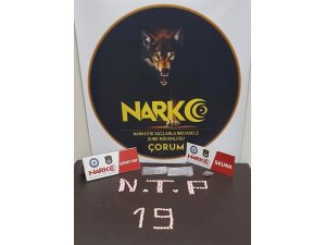 Çorum polisinden uyuşturucu operasyonu
