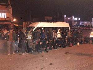 Tekirdağ’da 45 kaçak göçmen yakalandı