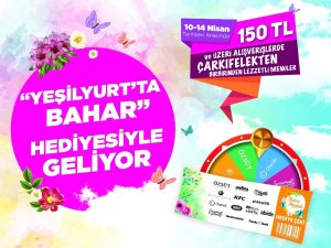 Alışverişte bahar hediyesi