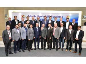 MTSO meclis üyeleri, TOBB’da bilgilendirme seminerine katıldı