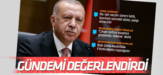 Cumhurbaşkanı Erdoğan:Yüksek Seçim Kurulu'ndan beklememiz, en doğal hakkımızdır