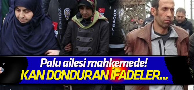 Palu ailesi mahkemede! Kan donduran ifadeler...