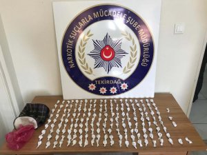 Tekirdağ’da 3 kilo 200 gram skunk ve 185 fişek bonzai ele geçirildi