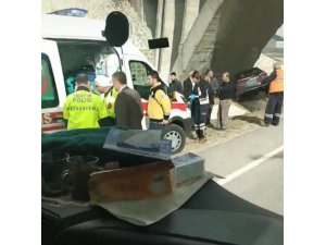 Üzümlü’de trafik kazası: 2 yaralı