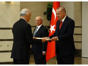 Cumhurbaşkanı Erdoğan, Paraguay Böüyükelçisini kabul etti