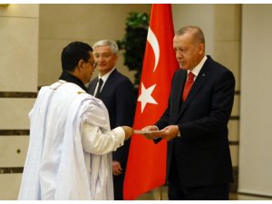 Cumhurbaşkanı Erdoğan, Moritanya Büyükelçisini kabul etti