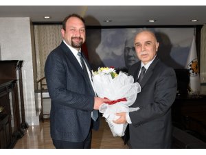 Kaymakamdan Başkan Gümrükçü’ye iadei ziyaret