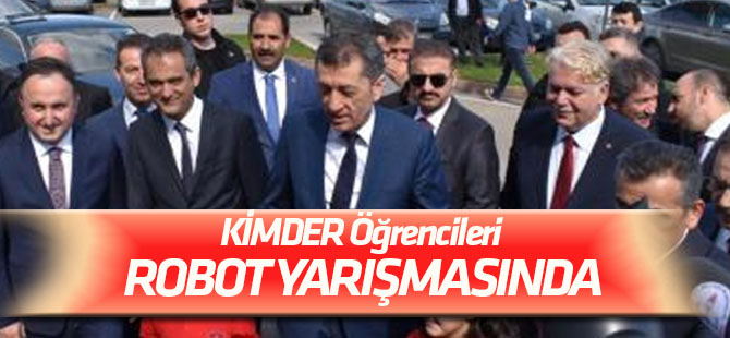 KİMDER Bilişim Akademisi Öğrencileri Robot Yarışmasında