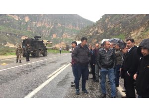 Botan Çayı’nda kayıp sürücüyü arama çalışmaları sürüyor