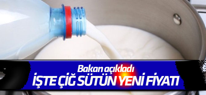 1 Mayıs'tan itibaren geçerli.. Bakan açıkladı! İşte çiğ sütün yeni fiyatı