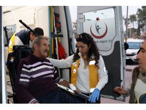 Kafasında bıçakla hastaneye kaldırılan adamın eşinden şok suçlama