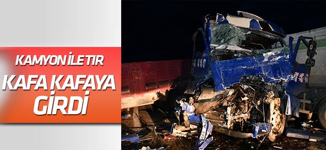 Konya'da kamyon ile tır çarpıştı: 2 yaralı