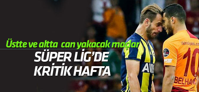 Süper Lig'de kritik hafta