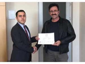 Başkan Korkut mazbatasını alarak göreve başladı