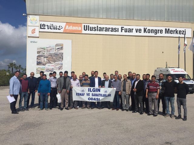 Ilgın Esnaf Odası üyelerini fuara götürdü