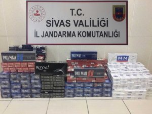 Bin 130 paket bandrolsüz sigara ele geçirildi