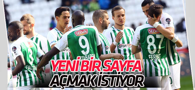 Konyaspor yeni bir sayfa açmak istiyor