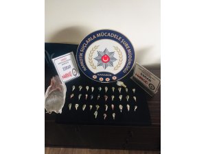 Uyuşturucu madde ticareti suçundan aranan zanlı tutuklandı