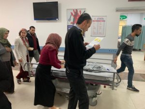 Küçük çocuğa motosiklet çarptı
