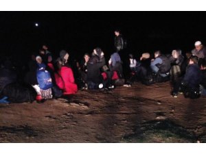 Sahil güvenlik ekipleri bu kez karada yakaladı