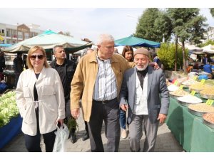 Pazarcı esnafının yüzü güldü