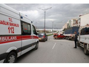Sivas’ta trafik kazası 2 yaralı