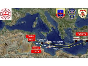 Uluslararası sularda büyük uyuşturucu operasyonu