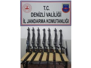 Jandarma kaçak 16 adet av tüfeği ele geçirdi