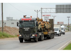 Suriye sınırına askeri sevkiyat