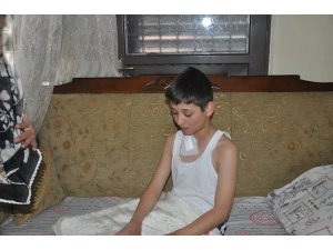 Omzuna "yorgun mermi" isabet eden çocuk yaralandı