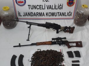 Tunceli’de çok sayıda mühimmat ele geçirildi, 2 sığınak imha edildi