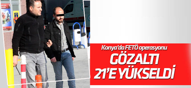 Konya merkezli 8 ilde FETÖ operasyonu