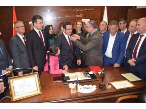 Başkan Kanar göreve başladı