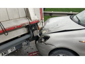 Samsun’da zincirleme trafik kazası: 1 yaralı