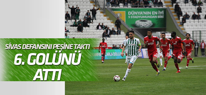 Ömer Ali Şahiner 6. golünü kaydetti