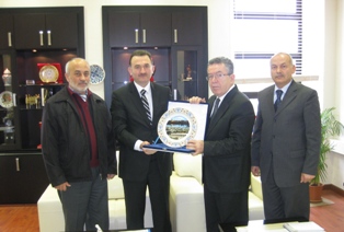 YÖK Başkanına teşekkür ziyareti