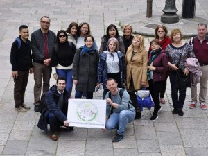 Öğretmenlerden oluşan proje ekibi, İtalya'dan yurda döndü