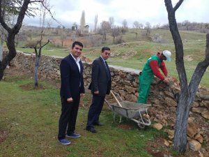 Bozkır'daki okullara milli eğitimden yapılan ziyaretler