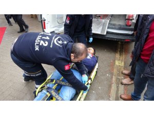 İnşaatın asma katından düşen işçi yaralandı