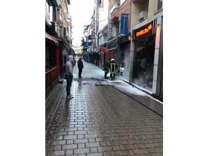 Kafeler Caddesi’nde korkutan yangın