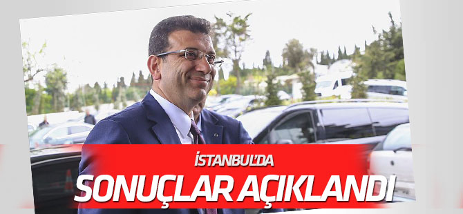 İstanbul için seçim sonuçları açıklandı