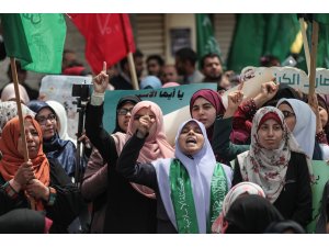 Gazze'de "Filistin Esirler Günü" gösterisi