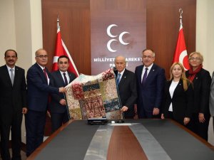 MHP Konya’dan Bahçeli’ye ziyaret