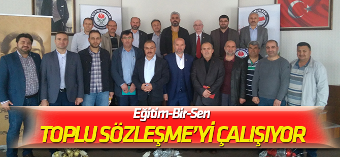 Eğitim-Bir-Sen Toplu Sözleşme’yi çalışıyor
