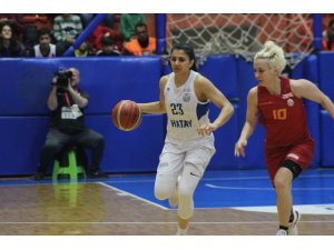 Kadınlar Basketbol Süper Ligi: Hatay Büyükşehir Belediyespor: 62 - Galatasaray: 63