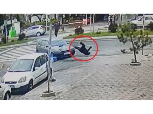 Metrelerce havaya uçtu, hiçbir şey olmamış gibi ayağa kalktı