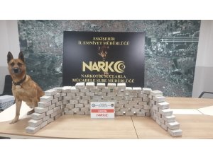 Eskişehir’de 57 kilo eroin ele geçirildi