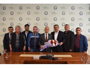 Başkan Kayda’ya ziyaretçi akını