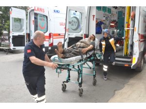 Ayağının üzerinden vagon geçen madenci yaralandı