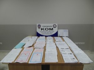 Onlarca şahsa ait borç bilgileri, senet, tapu ele geçirildi